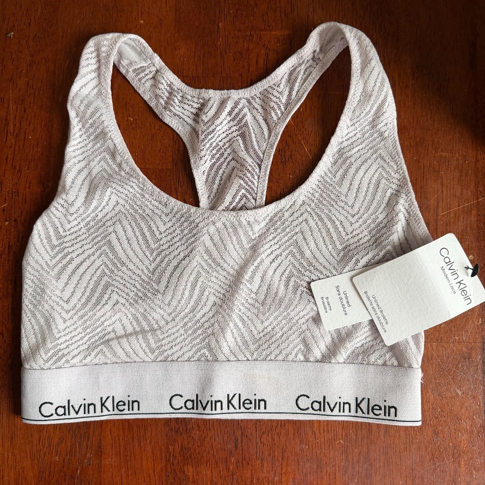 Modern Lace Unlined Bralett Calvin Klein